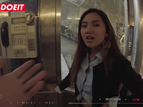 LETSDOEIT - #May Thai #Charlie Dean - Asian Teen Tourist Takes A Big Cock Abroad In Hot POV Sex