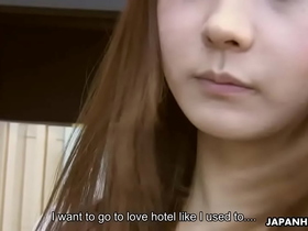 Asian busty babe gets fucked with a toy