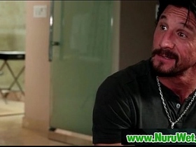 Nuru Massage Sex With Teen Asian Busty Babe 24