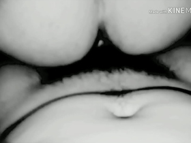 Asian babe likes how I slide in the pussy