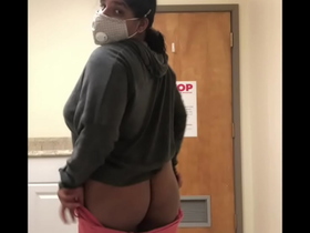 Masked Slut Cums at the Doctors Office