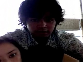 horny asian couple fucks on sofa - newartcamgirls.com