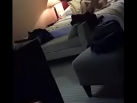 hotel hidden cam caught couple role-playing 1/2